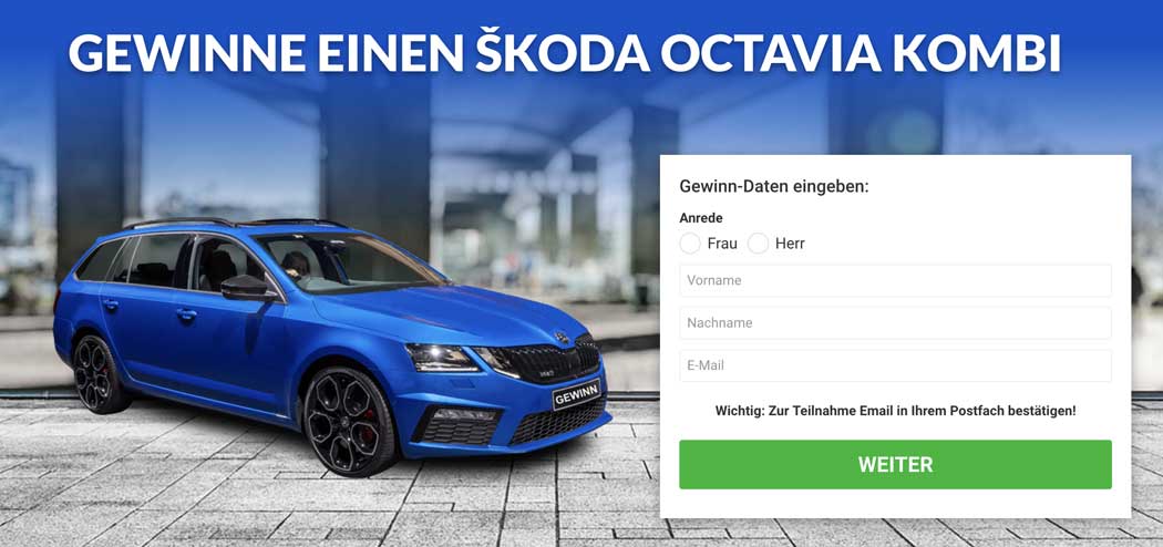 Skoda Octavia gewinnen