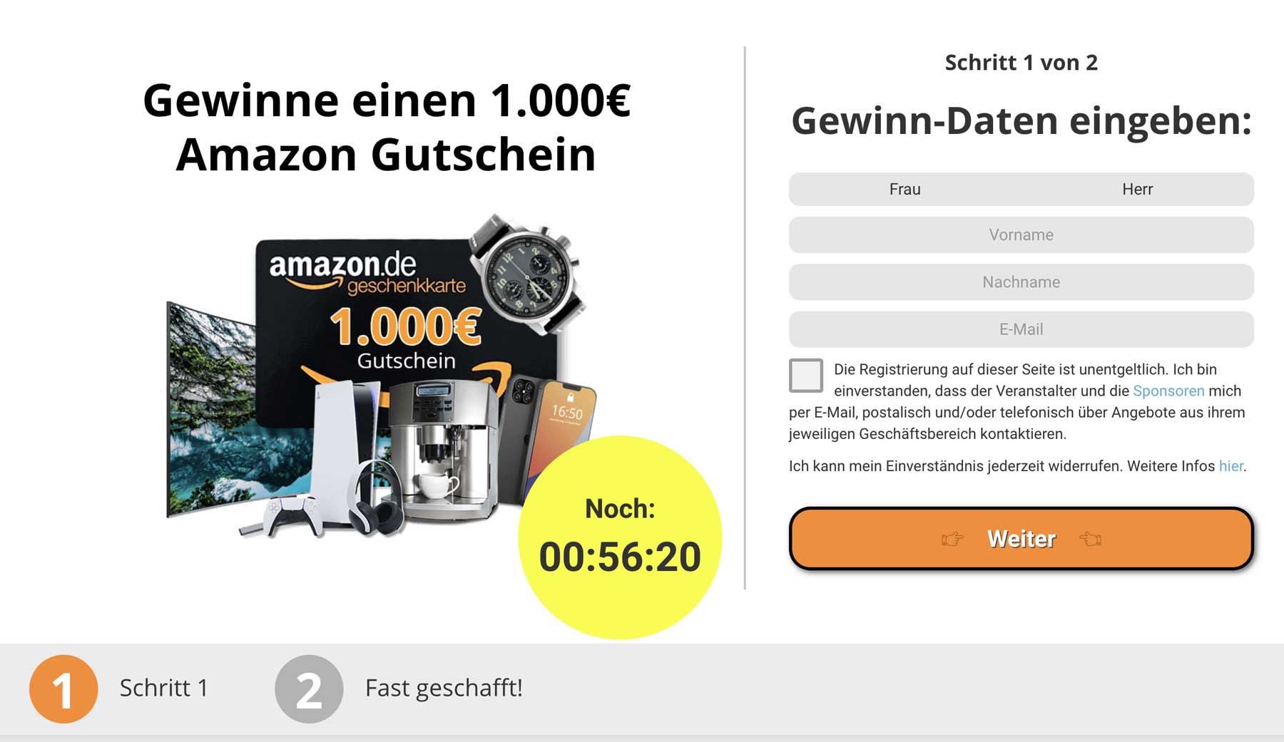 Amazon-Gewinnspiel