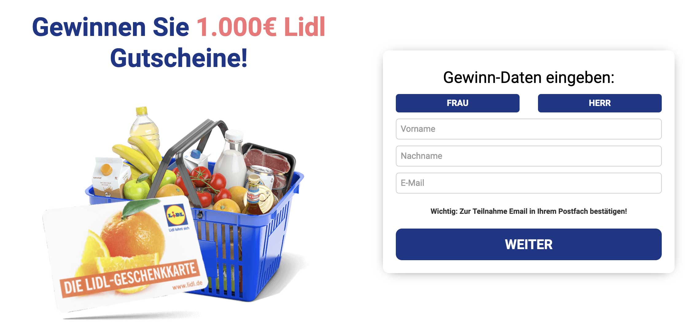 Lidl Gewinnspiel