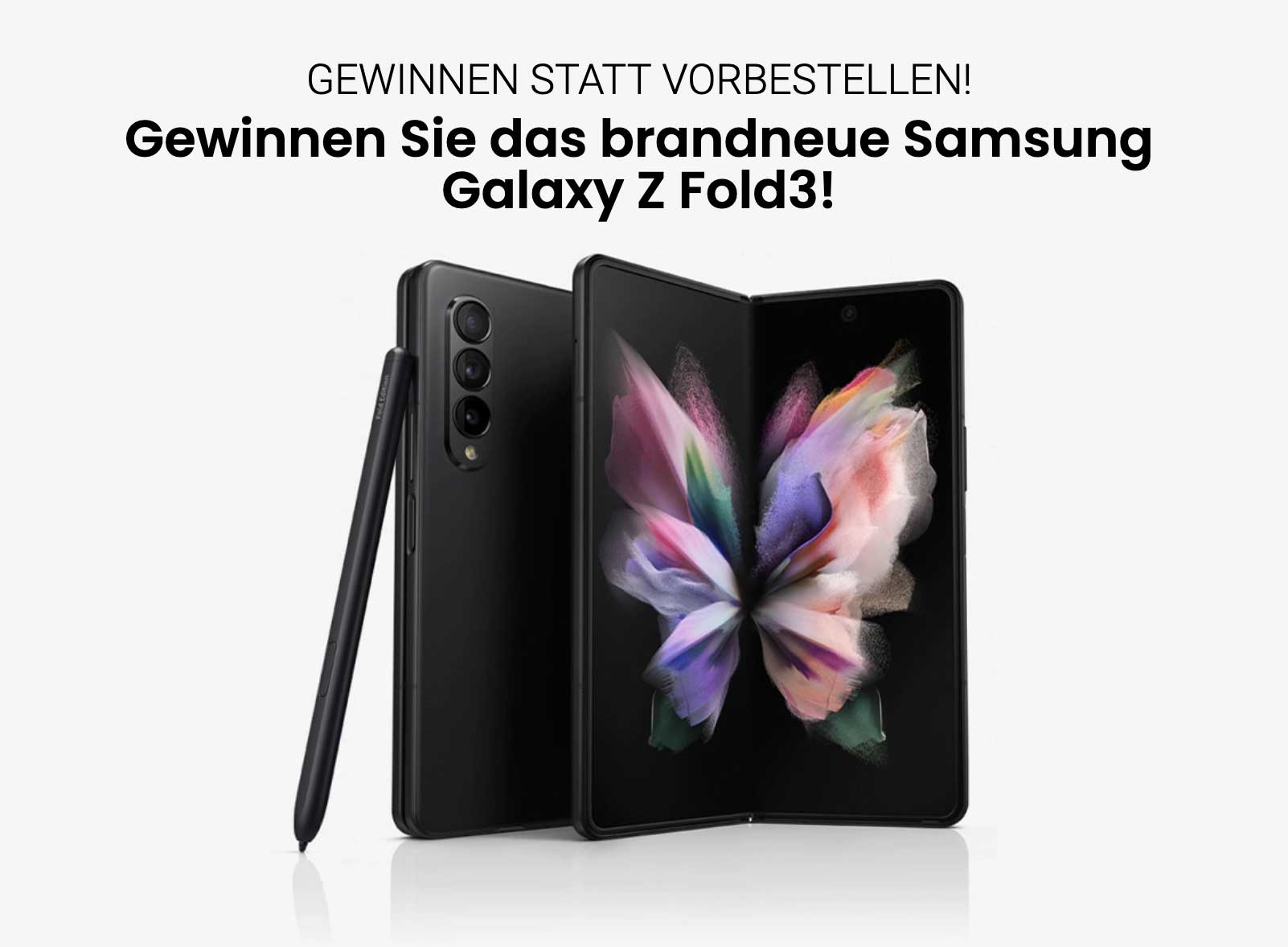 Samsung Galaxy Z Fold3 Gewinnspiel
